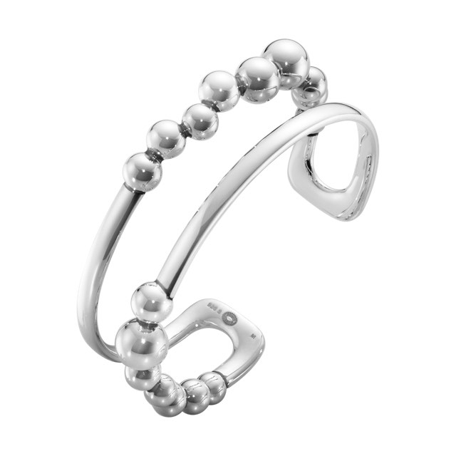 MOONLIGHT GRAPES BANGLE Armbänder Silber