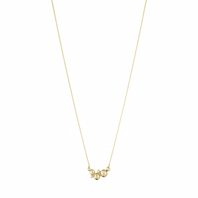 GRAPE PENDANT/Halsketten Gold DIAMOND 0.09 CT