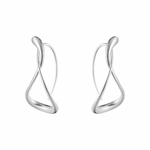 MERCY LARGE EARHOOP Silber