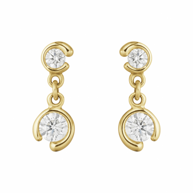 MERCY DOUBLE SOLITAIRE Ohrring Gold DIAMOND 0.40 CT