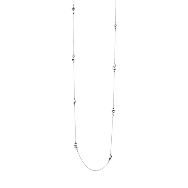 MOONLIGHT GRAPES Sautoir necklace silver in der Gruppe Halsketten / Silberhalsketten bei SCANDINAVIAN JEWELRY DESIGN (20001598)