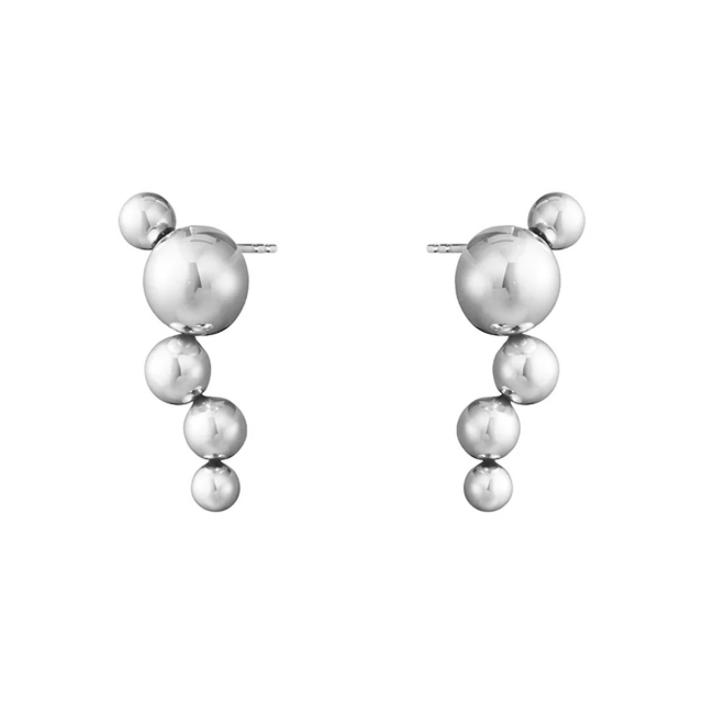 MOONLIGHT GRAPES Earrings Silver 15 mm