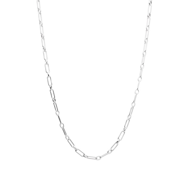 Globe clip neck Silber 90-95 cm