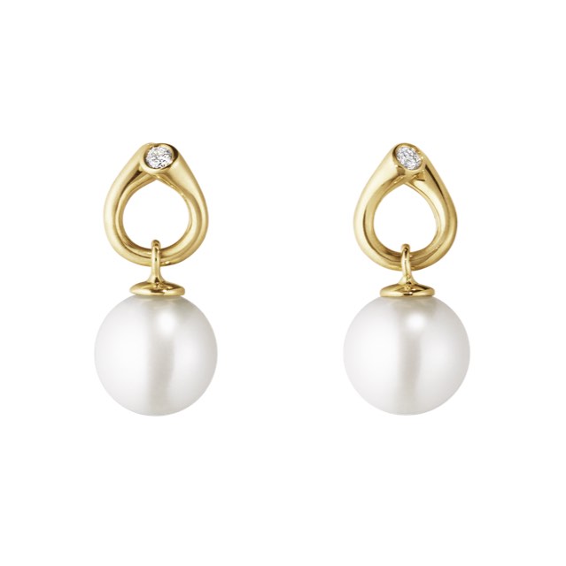 MAGIC Ohrring Gold PEARL Diamant 0.04 CT