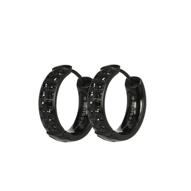 CLARISSA Ohrringe Schwarz