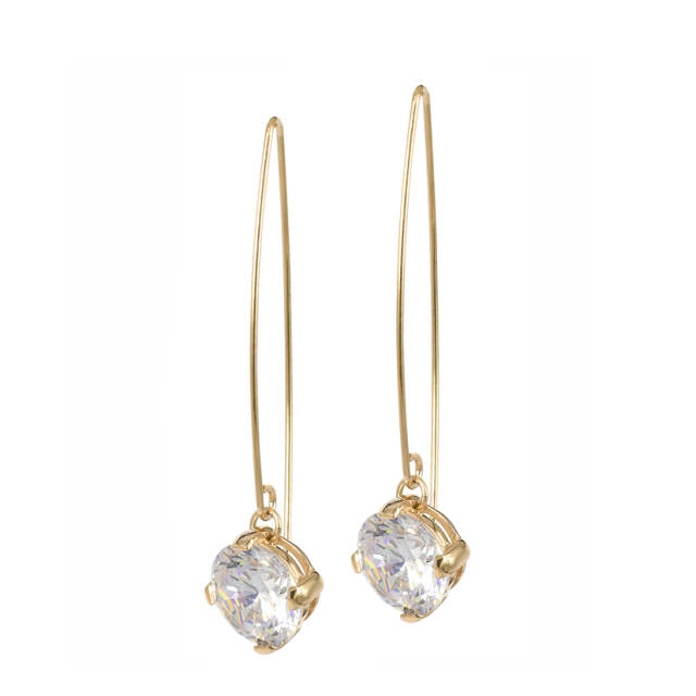 FRIDA Long Ohrringe Gold/Kristall