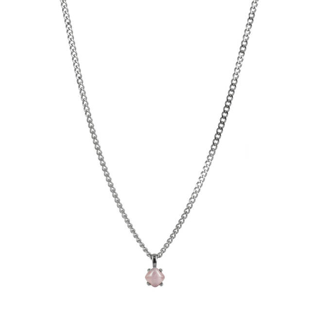 VICTORIA Halsketten Stahl/Rosa