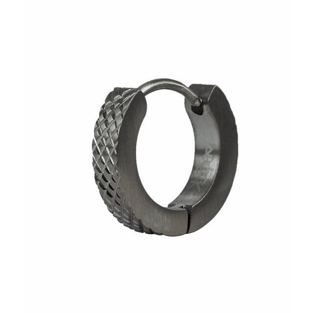 PLEX Ohrringe Gun Metal