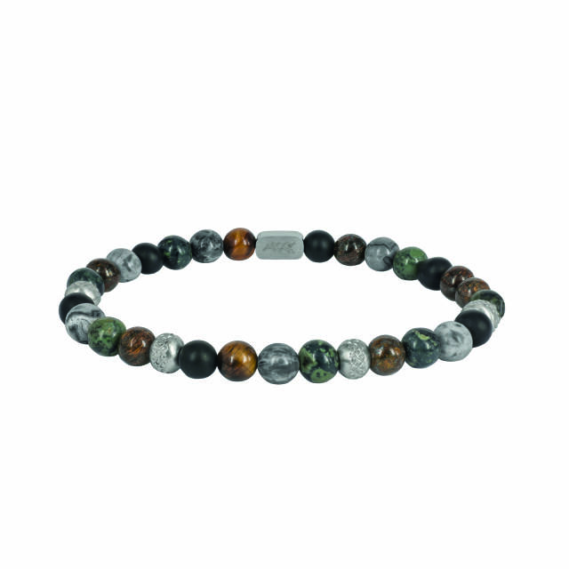 MIKE Armbänder Stahl/Grün