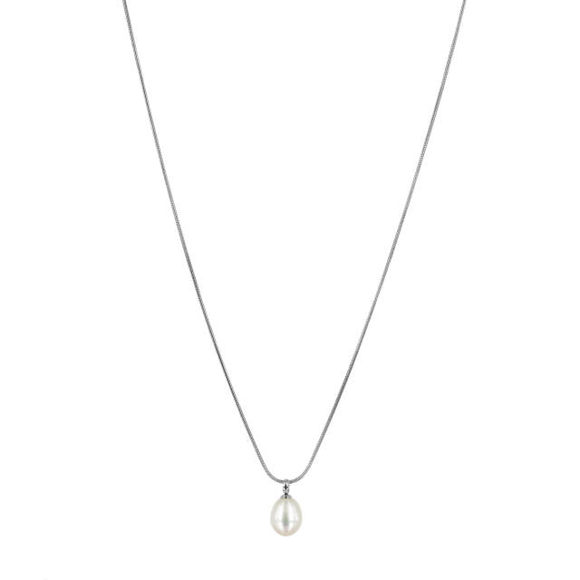 PALMA Single Long Halsketten Stahl