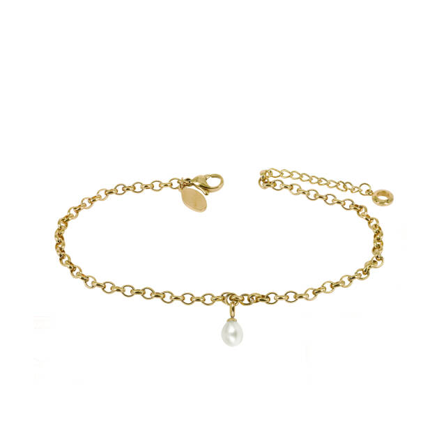 PALMA Single ANKLET Armbänder Gold