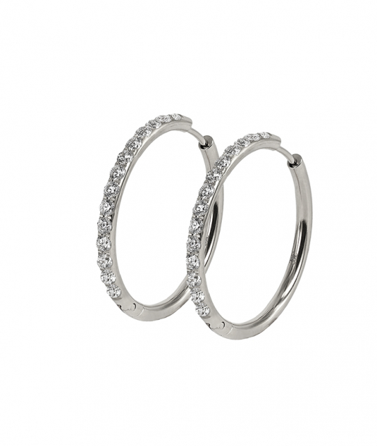 LUCY 30 mm Ohrring Stål