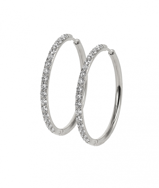 LUCY 35 mm Ohrring Stål