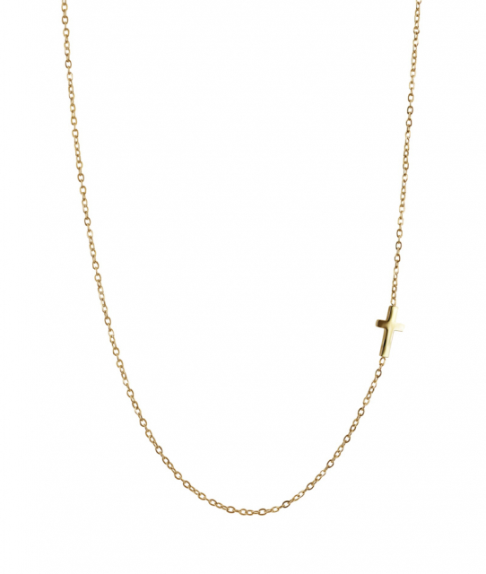 CROSS Plain Necklace Gold