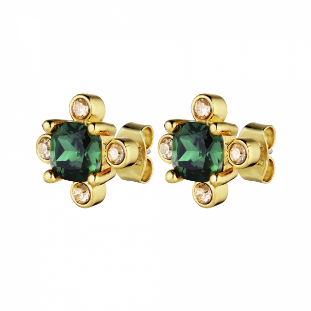GIGI Gold EMERALD GREEN Ohrring