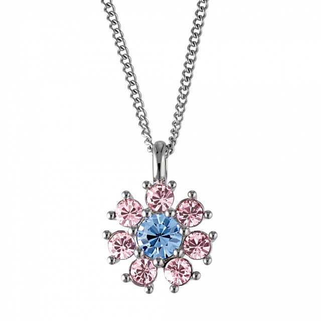 DELISE Silber L.BLUE/ROSE