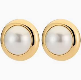 RIVOLI SG WHITE PEARL Earrings Gold