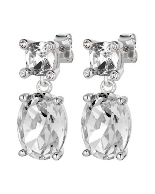 ANTONIA SS CRYSTAL EARRINGS SILVER