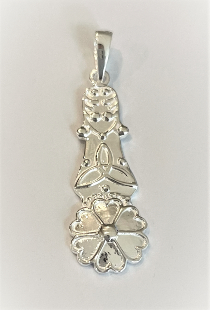 Uppland halssmycke stort Silber