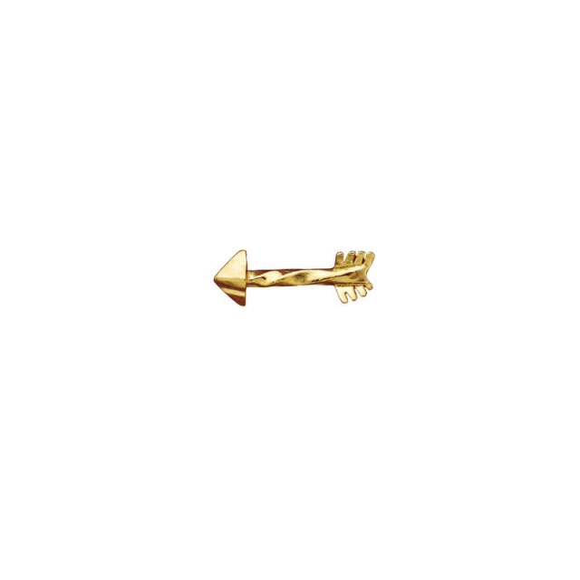 Sagitta Single Earstick Gold
