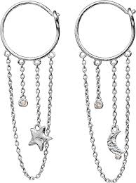 Nisha Earrings silver