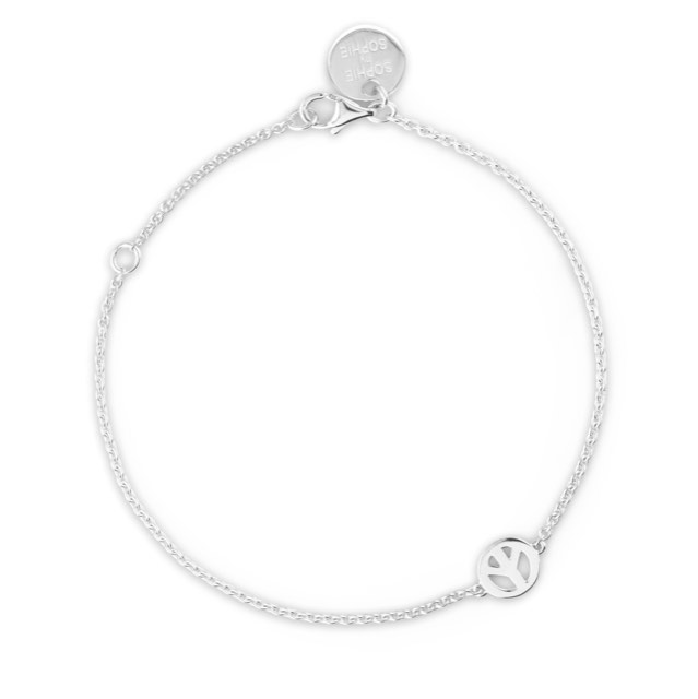 Peace Symbol Armbänder (Silber)