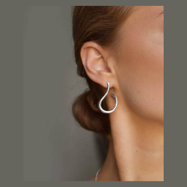 Breeze Ohrring Silber
