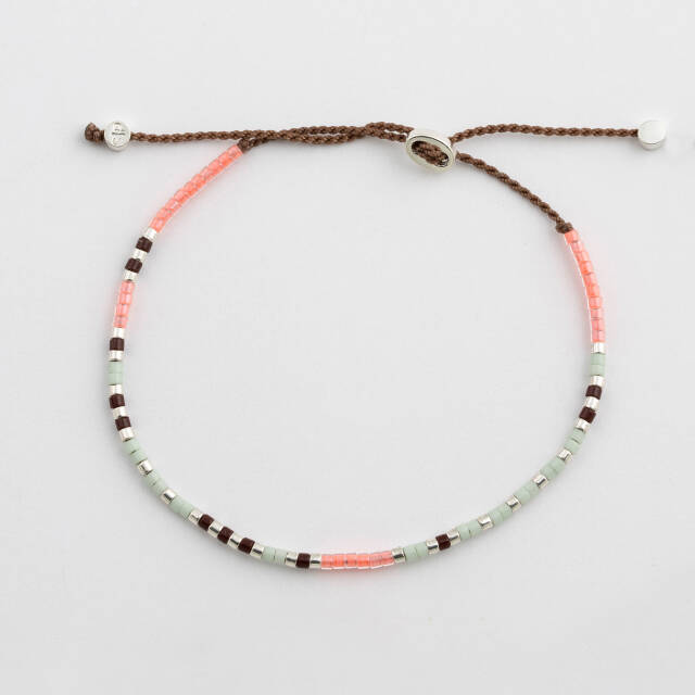 Code Bracelet Silber, I Love You