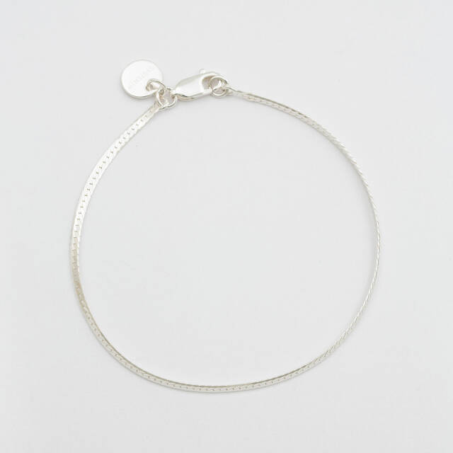 Herringbone Bracelet Silber
