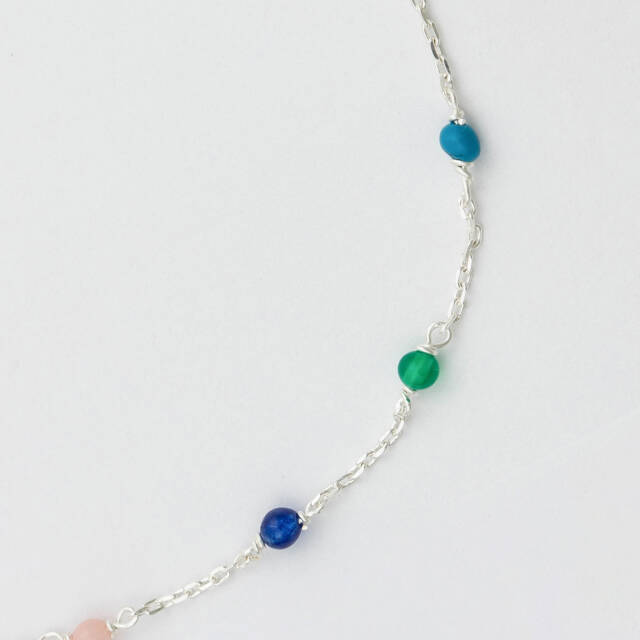 Santa Monica Multicolour Bracelet Silber