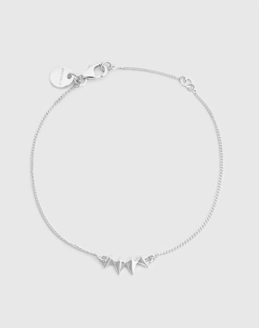 Uma Spike Armbänder Silber