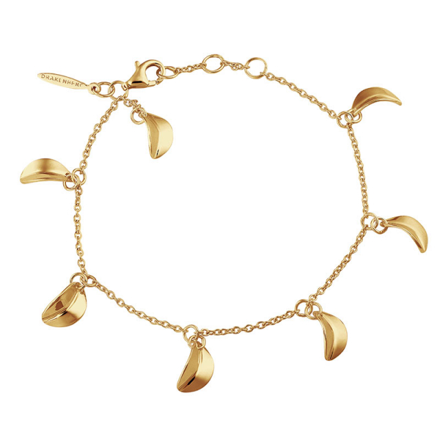 Botanica drop full bracelet gold