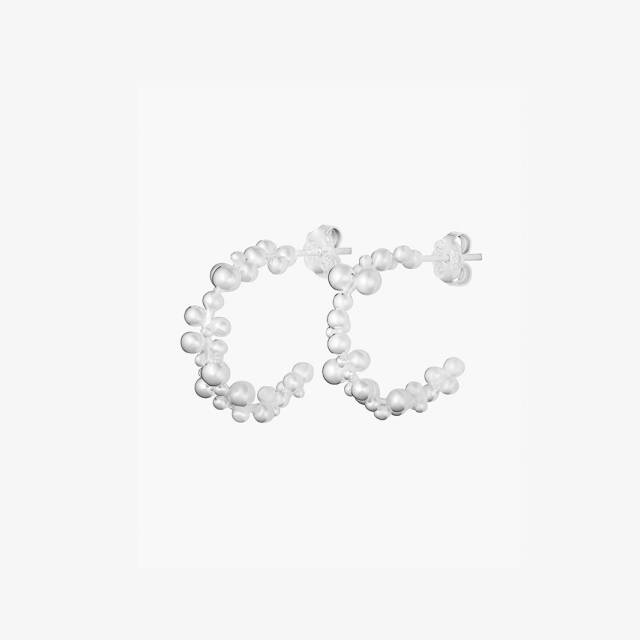 Drops hoops Silber