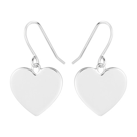 Heart Hook Ohrring (Silber)