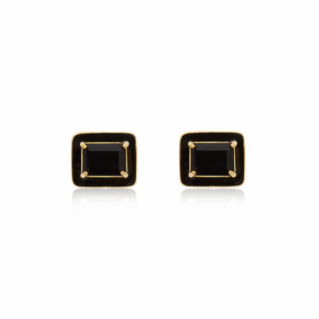 Iris Ohrringe black onyx