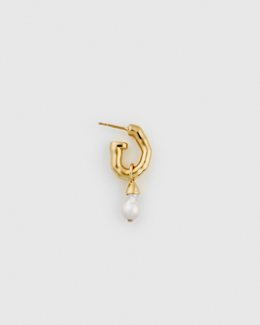 Mary Short Single Earring Gold