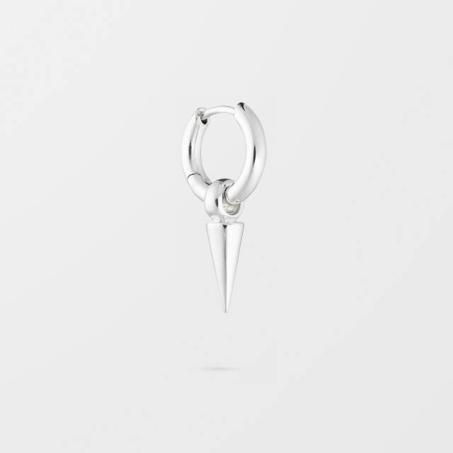 Juno Single Hoop Silber