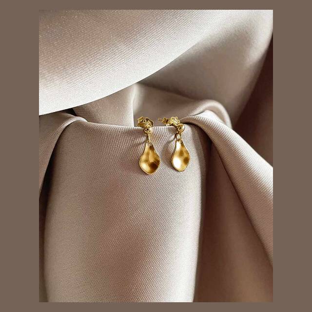 Gaias Grace drop Ohrring Gold