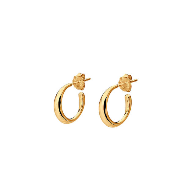 Les Amis small hoops Gold