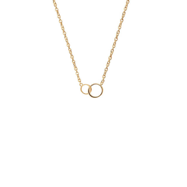 Les Amis drop Halsketten Gold