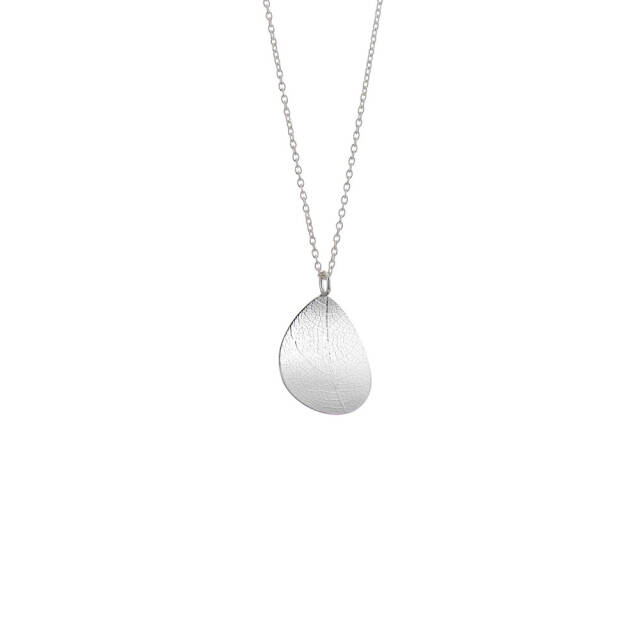 Leaf single Halsketten Silber