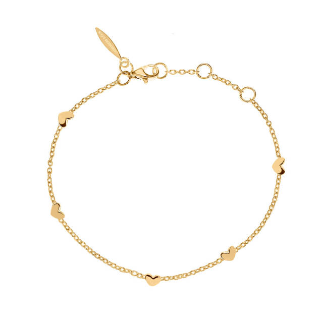 Loving heart drop full Armbänder Gold