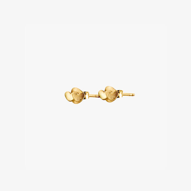 Loving heart Ohrring Gold