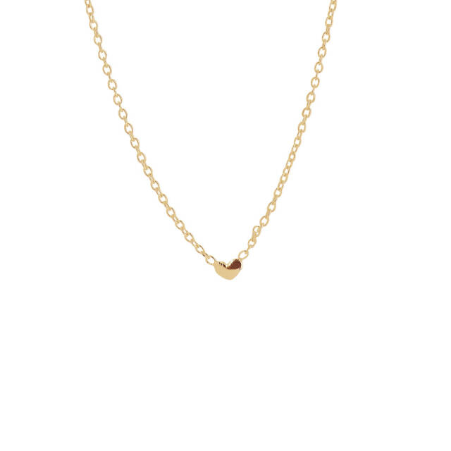 Loving Heart drop Halsketten Gold