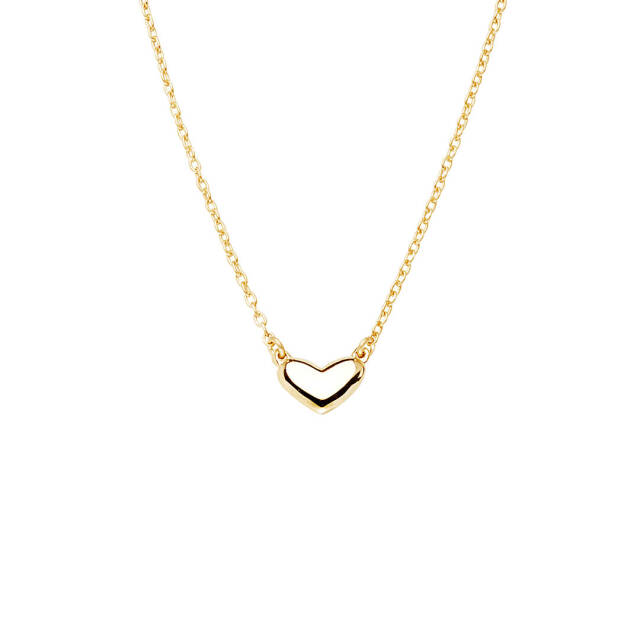 Loving heart medium single Halsketten Gold