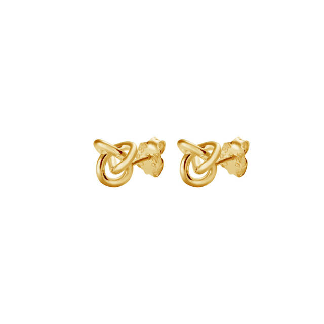 Le knot drop Ohrring Gold