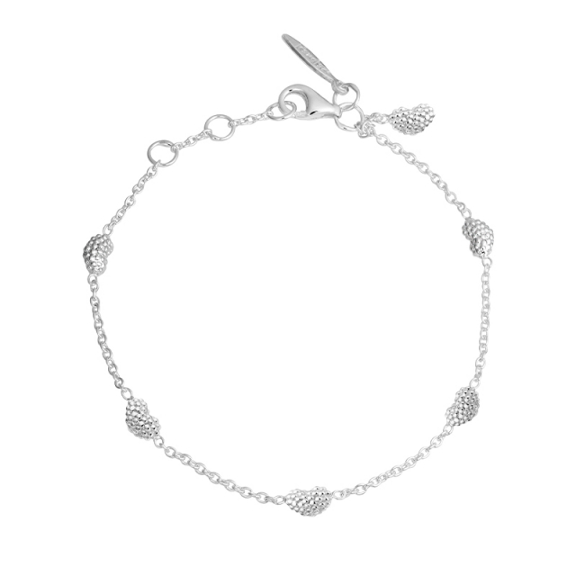 Love bubble full Armbänder Silber
