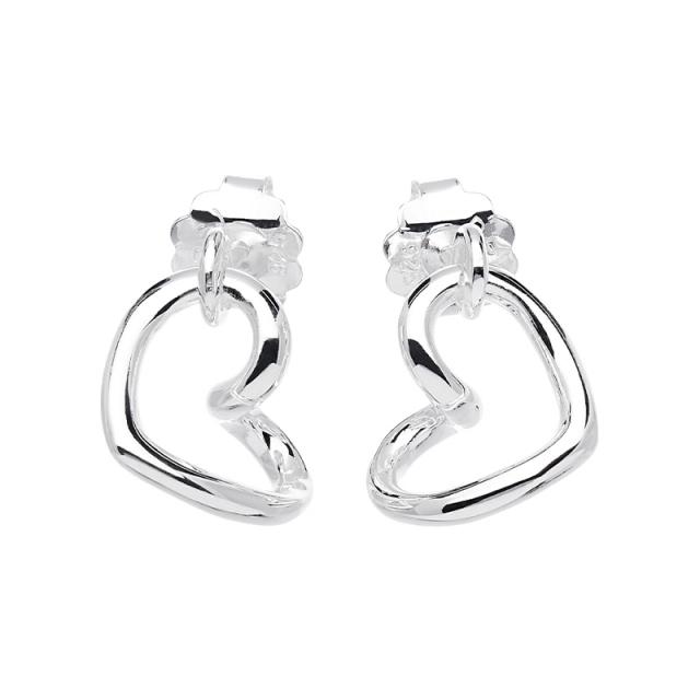 Love Vibe studs Earrings Silver