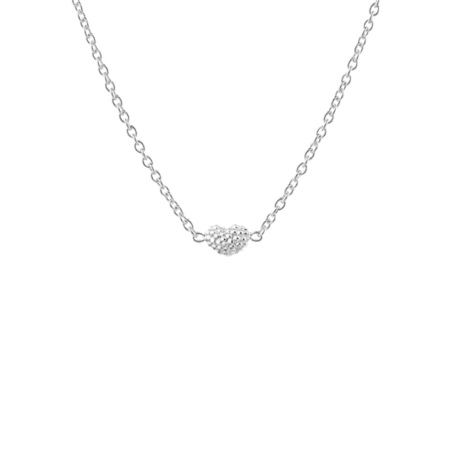 Love bubble Halsketten Silber