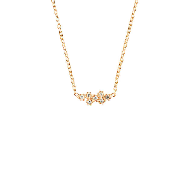 Milky Way drop Halsketten Gold